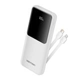 VENTION POWERBANK 10000mAh WITH BUILD-IN LIGHTNING AND TYPE C WHITE FHOW0-TY