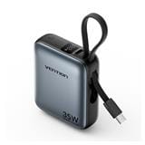 VENTION MINI POWERBANK 10000mAh WITH BUILT-IN USB-C 35W GREY FHEH0-TY