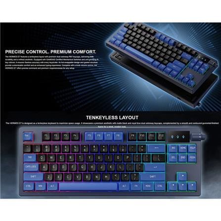 GAMDIAS MECHANICAL CAMING KEYBOARD HERMES E7