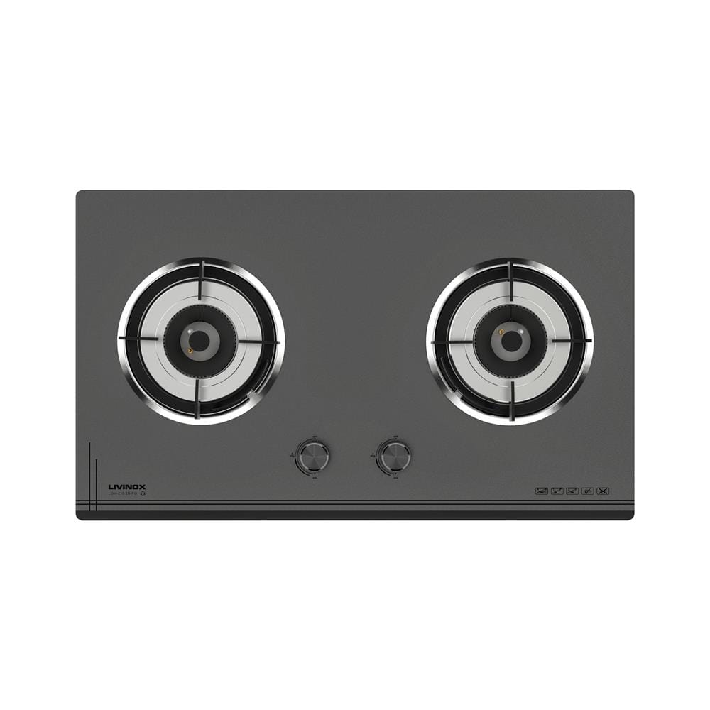 LIVINOX FLEXIBLE GAS HOB LGH-218 2B-FG 2BURNER 4.5KW 76CM
