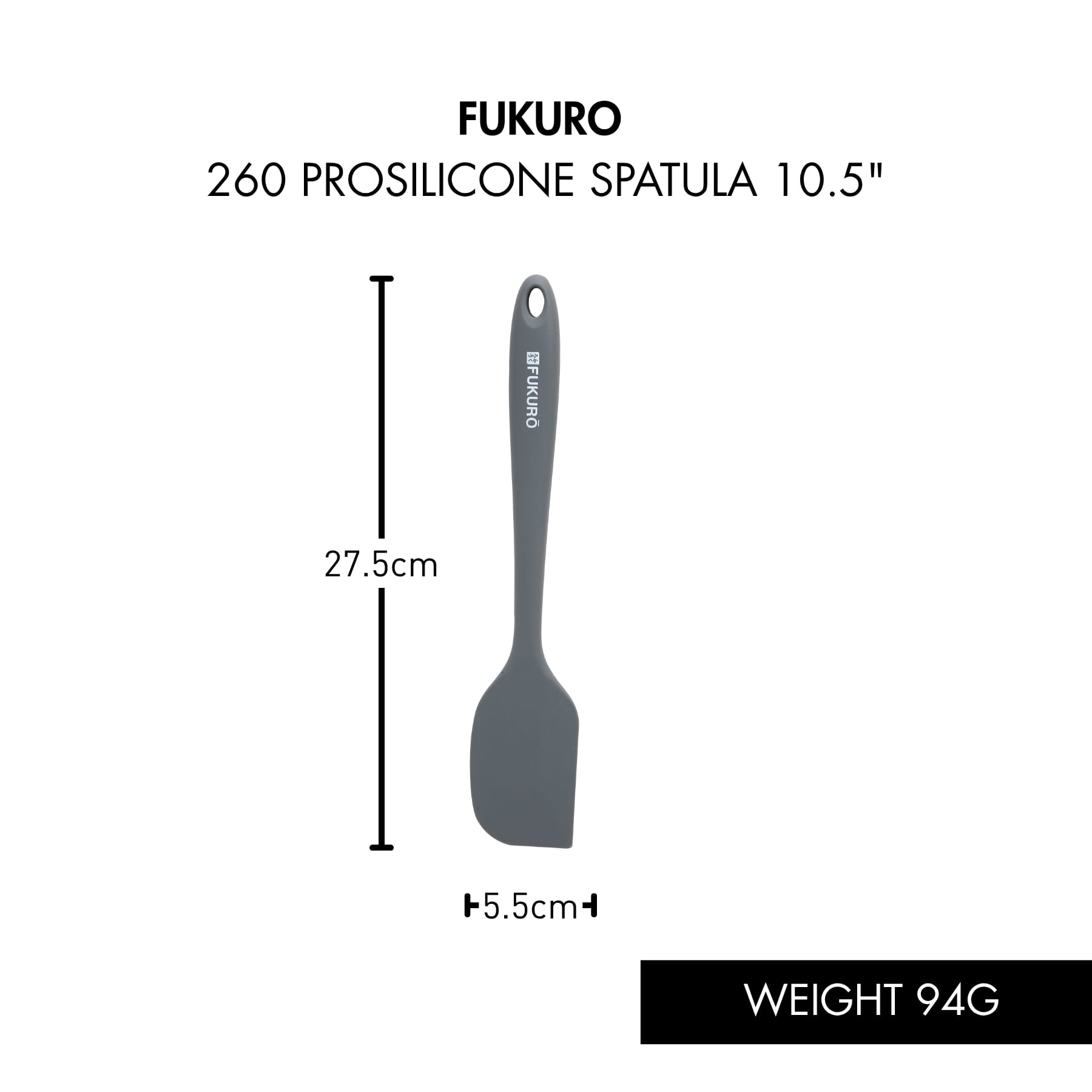 FUKURO ISHI MARBLE DEEP FRY PAN 28CM SET WITH GLASS LID + SILICONE SPATULA