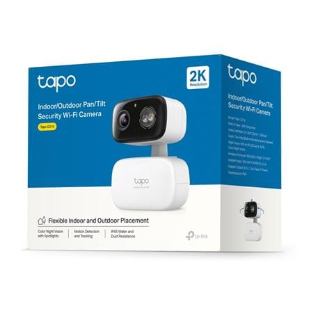 TP-LINK INDOOR/OUTDOOR WIFI HOME SECURITY CAMERA C216 WHITE