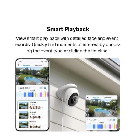 TP-LINK OUTDOOR PAN/TILT WIFI HOME SECURITY CAMERA C560WS WHITE