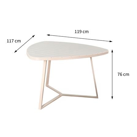 6-SEATER PATIO SET SPRING PICNIC BEIGE