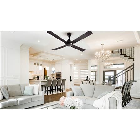 PANASONIC CEILING FAN BAYU F-M14SHVBMH 4-BLADE WALNUT 56-INCH