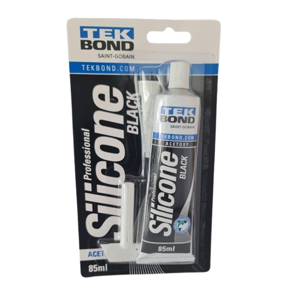 TEKBOND ACETOXY PROFESSIONAL SILICONE 85ML &ndash; BLACK