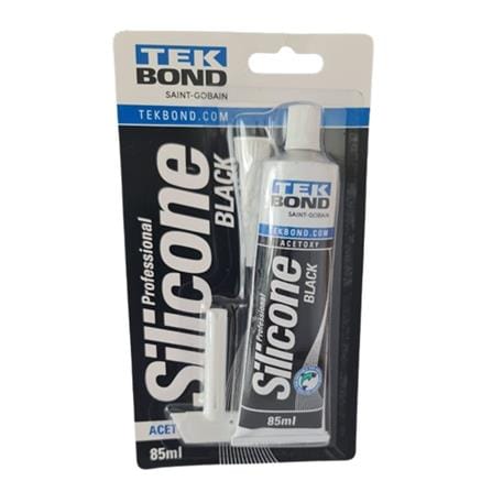 TEKBOND ACETOXY PROFESSIONAL SILICONE 85ML &ndash; BLACK