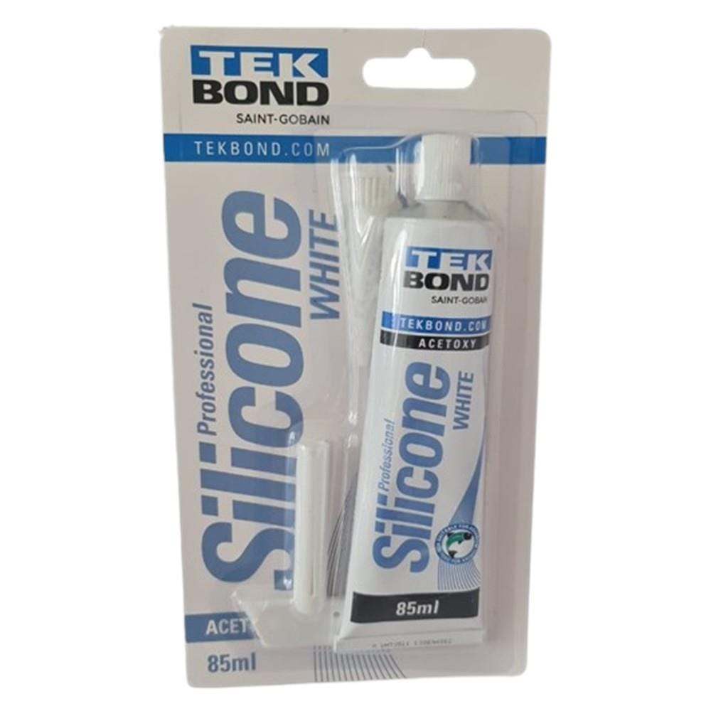 TEKBOND ACETOXY PROFESSIONAL SILICONE 85ML &ndash; WHITE