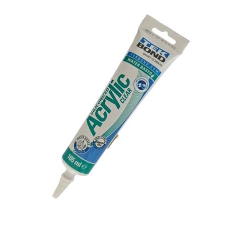 TEKBOND WATER BASED SILICONIZED ACRYLIC 165ML-CLEAR