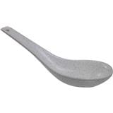 CLAYTAN FUSION CHINESE SPOON 13CM SPECKLE IVORY