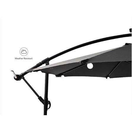 ELK EDWD5847 PARASOL W/SOLAR LED+BASE