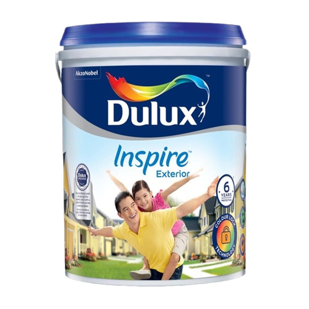 DULUX INSPIRE EXTERIOR 6Y 5L WHITE