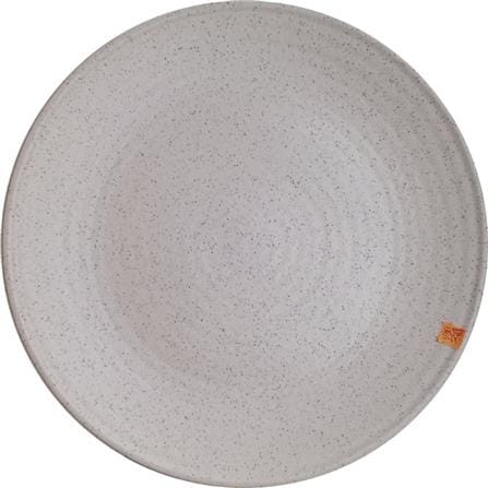 CLAYTAN FUSION  ROUND PLATE 10'5IN SPECKLE IVORY