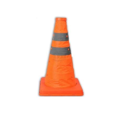 COLEX FOLDABLE SAFETY CONE C/W TAPE 18" (45CM)