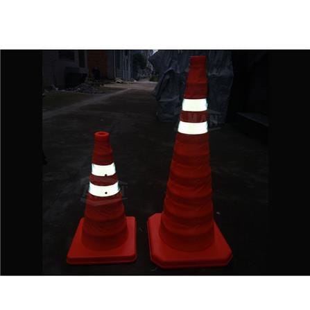 COLEX FOLDABLE SAFETY CONE C/W TAPE 18" (45CM)