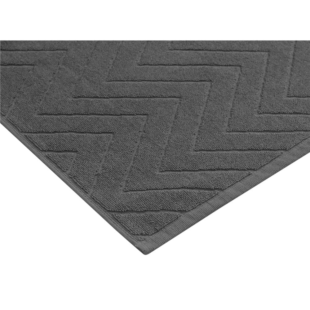 HOME LIVING STYLE TOWEL RUG MAISARAH 45X70CM DARK GRAY