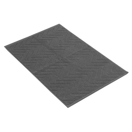 HOME LIVING STYLE TOWEL RUG MAISARAH 45X70CM DARK GRAY