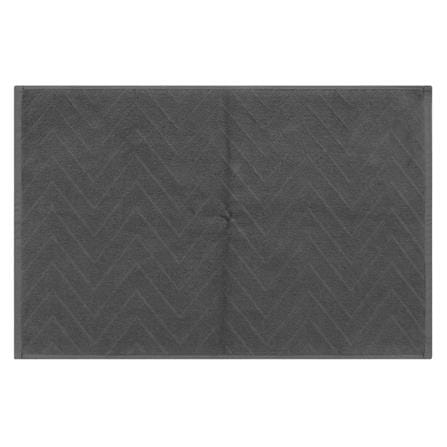 HOME LIVING STYLE TOWEL RUG MAISARAH 45X70CM DARK GRAY