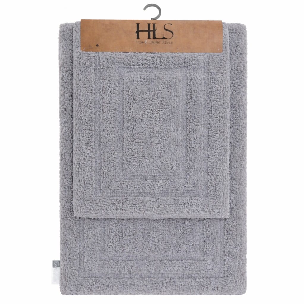 HOME LIVING STYLE TUFTED MAT FIFI 2IN1 50X80CM GRAY