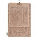 HOME LIVING STYLE TUFTED MAT FIFI 2IN1 50X80CM BROWN
