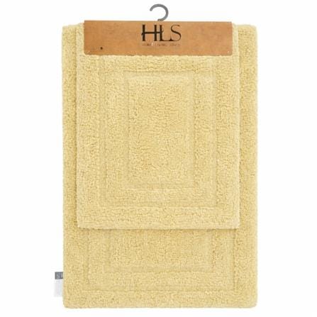 HOME LIVING STYLE TUFTED MAT FIFI 2IN1 50X80CM YELLOW