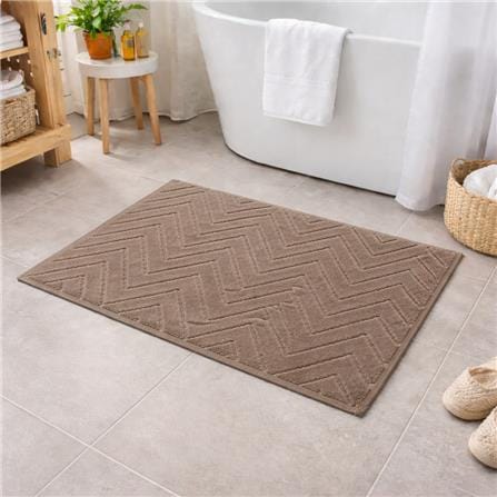 HOME LIVING STYLE TOWEL RUG MAISARAH 45X70CM BROWN