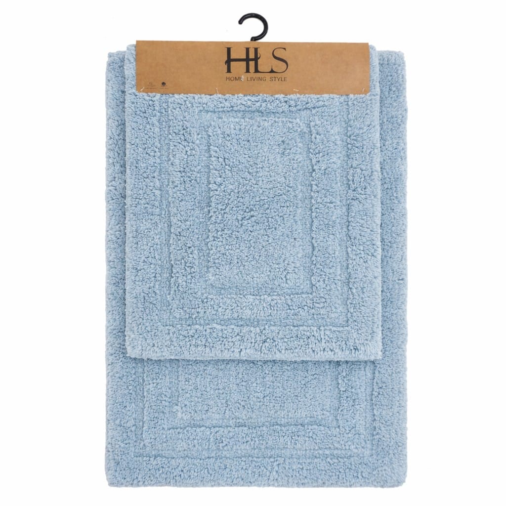 HOME LIVING STYLE TUFTED MAT FIFI 2IN1 50X80CM BLUE