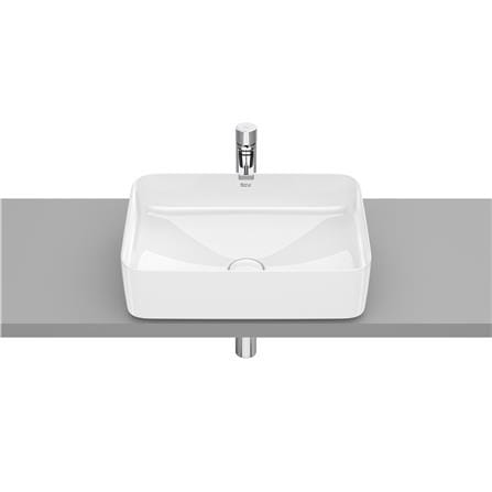 ROCA INSPIRA SQUARE FINECERAMIC COUNTER WASHBASIN A32753000J WHITE