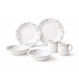 UNIHOM OPAL GLASS 8PCS DINNER SET BLUE FLOWER