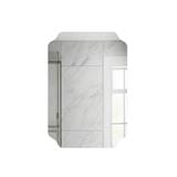 SCALLOPED-CORNER FRAMELESS MIRROR HPR SP5070N 50X70CM