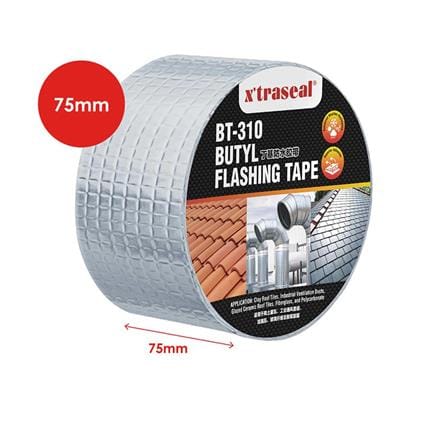 X'TRASEAL BUTYL FLASHING TAPE (75MM x 1.5MM x 10M) BT-310(3")