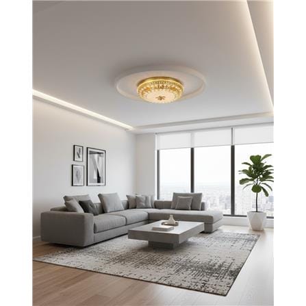 BRIGHT OBJECTIVE CEILING LAMP 17638-500 GOLD 50CM