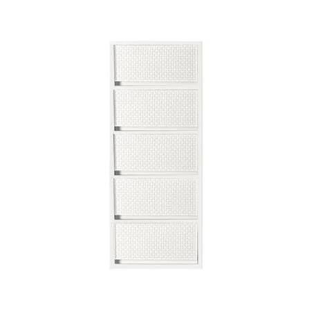5-TIER DRAWER SAAN 34.2X36.5X85.4CM  WHITE