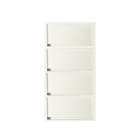 5-TIER DRAWER SAAN 34.2X36.5X85.4CM  WHITE