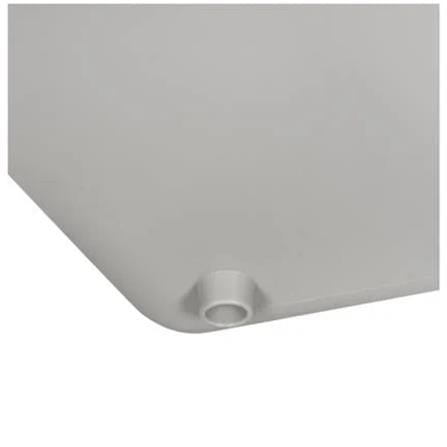 RECTANGULAR LAUNDRY BASKET PLIM BUBBLE SIZE L GREY