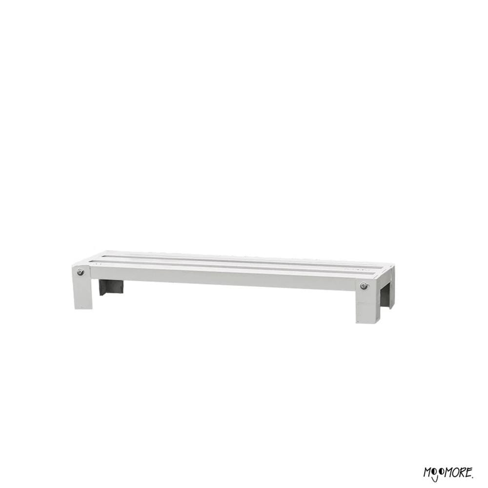 MOJOMORE HEAVY DUTY FLOWER POT RACK GALAXY WHITE 60L X 12H