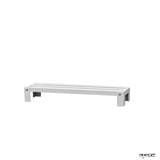 MOJOMORE HEAVY DUTY FLOWER POT RACK GALAXY WHITE 60L X 12H