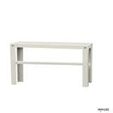 MOJOMORE HEAVY DUTY FLOWER POT RACK GALAXY WHITE 60L X 54H