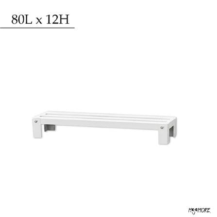 MOJOMORE HEAVY DUTY FLOWER POT RACK GALAXY WHITE 80L X 12H