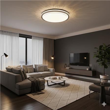 BRIGHT OBJECTIVE CEILING LAMP 17377-500 BROWN WHITE 50CM