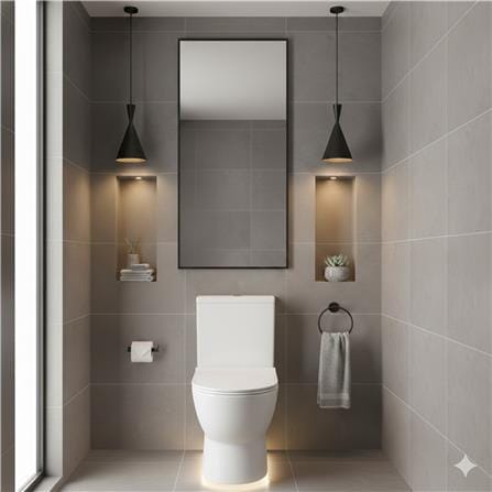 JOHNSON SUISSE TURIN 2P TOILET WBSC950162WW S-TRAP 250MM