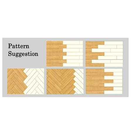 TARA VINYL TILE STICKER 15X91CM 2MM IVORY OAK 3.28M2