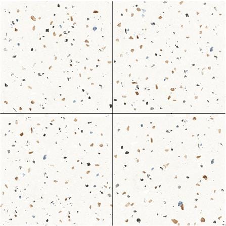 CITIGRES FLOOR TILE PORCELAIN RUSTIC MATT 60X60CM TERRAZZO WHITE CGMS66536 1.44M2