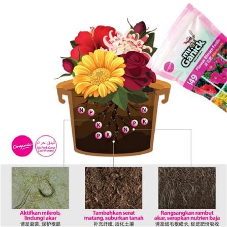 MR GANICK 549 ORGANIC BLOOM FERTILIZER 1KG