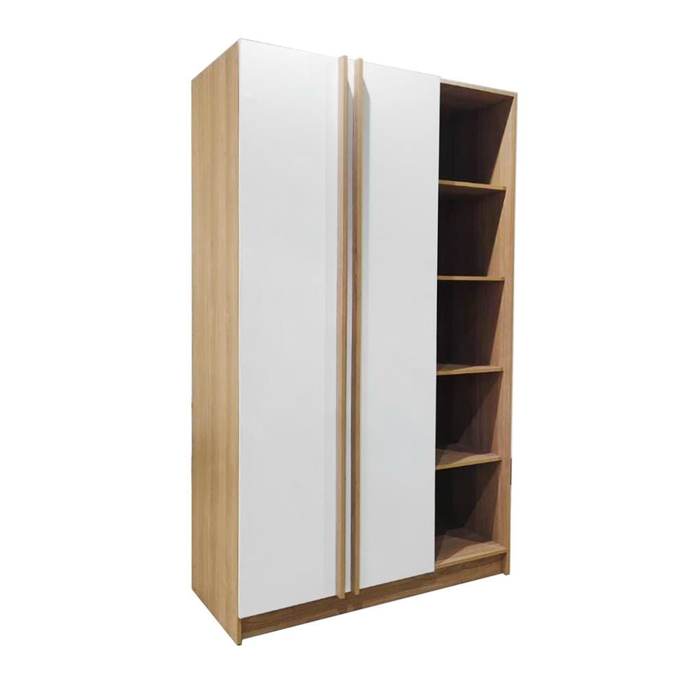 WARDROBE FURDINI 120 CM KEPT NT OAK/WHITE
