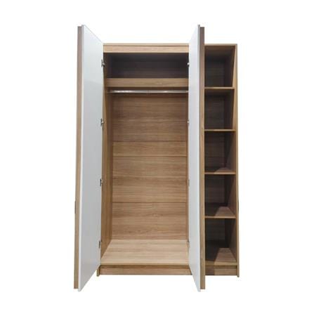 WARDROBE FURDINI 120 CM KEPT NT OAK/WHITE