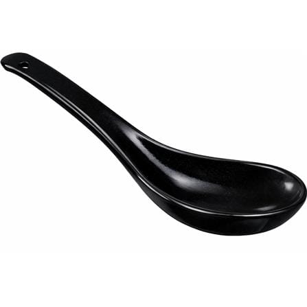 CLAYTAN FUSION CHINESE SPOON 13CM BLACK PEARL