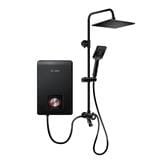 ELBA SHOWER HEATER DC PUMP RAIN SHOWER EWHR-R4538DC(MB) MATTE BLACK