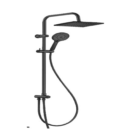 ELBA SHOWER HEATER DC PUMP RAIN SHOWER EWHR-Q4218DC(MB) MATTE BLACK