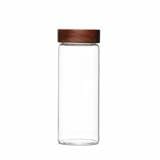 MOJOMORE GLASS JAR WITH WOODEN LID 800ML